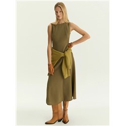 Платье без рукавов, PL1762/savour