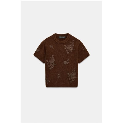 JERSEY MANGA CORTA PUNTO ABALORIOS