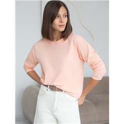 Базовый лонгслив из премиального хлопка с эластаном