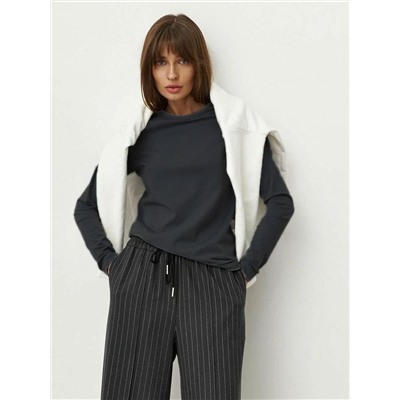 Женский хлопковый лонгслив, фабрика (3 цвета)