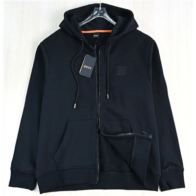 Мужская  хлопковая толстовка с капюшоном  БОС*С