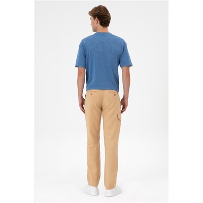 Erkek Camel Kanvas Pantolon