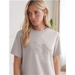 Футболка из премиального хлопка с авторским принтом