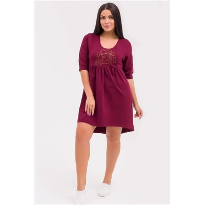 Платье домашнее с баской W1ЛТ