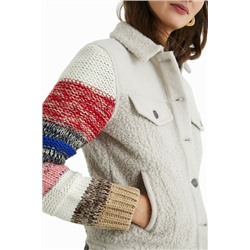 Chaqueta trucker bimateria