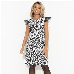 Платье из трикотажа, Обезоруживающий образ (black)