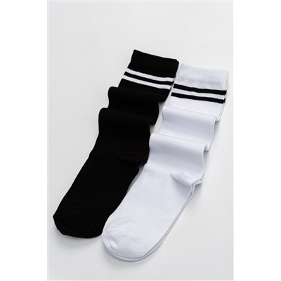 Гольфы женские Графика (2 полосы) (набор 2 пары)