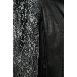 Chaqueta biker slim tartán