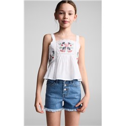 Shorts vaqueros botones