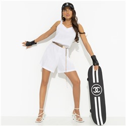 Комбинезон приталенный на завязках, А так интересней (white)