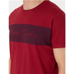 Bordo Kısakol Pijama Takımı