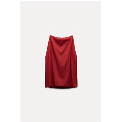ZW COLLECTION DRAPED WOOL BLEND TOP