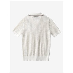 Женская футболка с ромбовидным узором  МИУ МИ*У