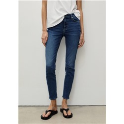 Jeans skinny tiro medio