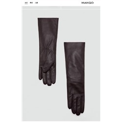 Женские кожаные перчатки  Mang*o 🤍