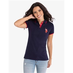 MULTI-TONAL LOGO SOLID POLO SHIRT
