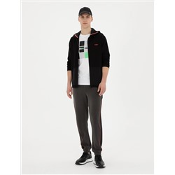 Siyah Regular Fit Örme Hırka