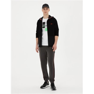 Siyah Regular Fit Örme Hırka