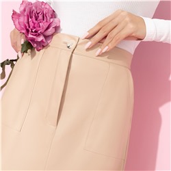 Юбка с карманами, Откровенно шикарная (беж)