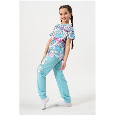 Пижама с брюками Киношка Аниме короткий рукав НАТАЛИ #981418