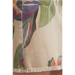 Minifalda de camuflaje floral