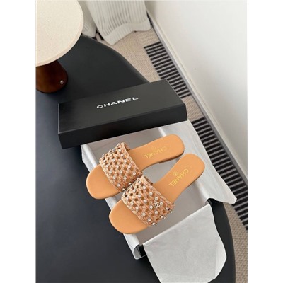 Женские шлепки / мюли 5 цветов ШАНЕЛ*Ь