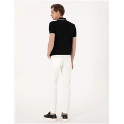 Ekru Slim Fit Jean Pantolon