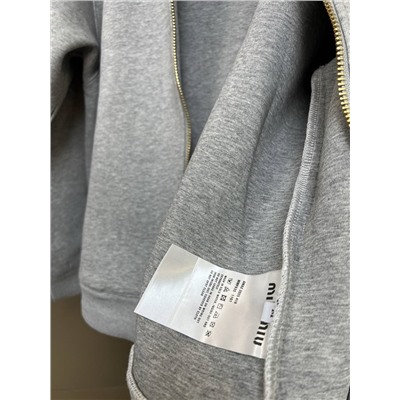 Кардиган на молнии  Mi*u Mi*u  Унисекс модель