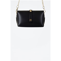 Bandolera de piel Aurora Negro