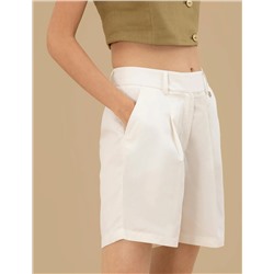 Ekru Bermuda Şort