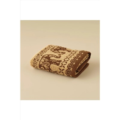 Bella Maison Kahverengi %100 Pamuk Africana Marlin Yüz Havlusu Kahverengi (50x75 cm) 6004YHAV0079