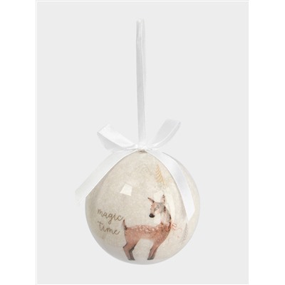 Игрушка елочная, 7 см, пенопласт, шар, Magic time, New year