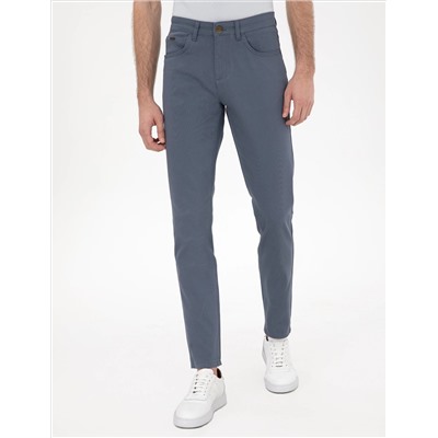 Açık Mavi Slim Fit 5 Cep Chino Pantolon
