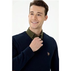 Erkek Lacivert Basic Kazak