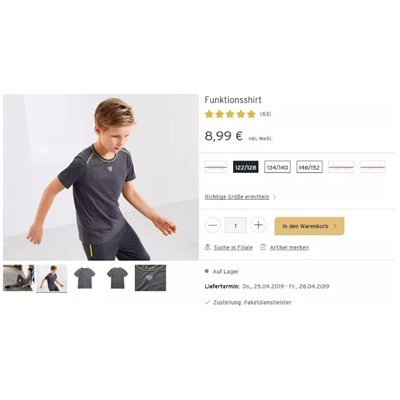 Спортивная футболка для мальчиков. Экспорт Германия (122-176)