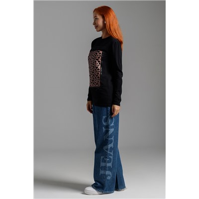 8541 Футболка с длинным рукавом женская