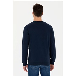 Erkek Lacivert Sweatshirt