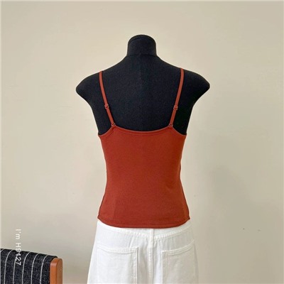 Теплая кружевная майка со встроенным лифом