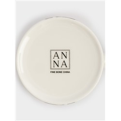 Кружка, 380 мл, фарфор F, белая, с золотистым кантом, Тюльпаны, Giardino