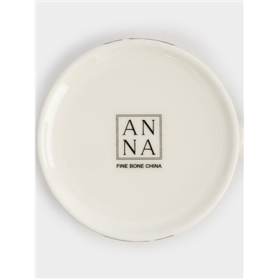 Кружка, 380 мл, фарфор F, белая, с золотистым кантом, Тюльпаны, Giardino