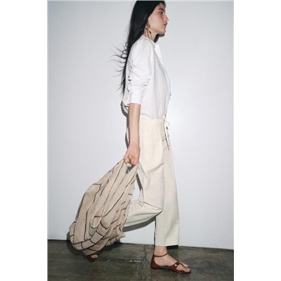 ZW COLLECTION WIDE LEG JOGGING TROUSERS