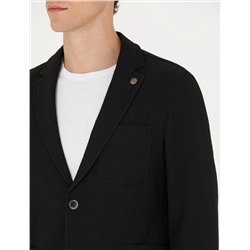 Siyah Ekstra Slim Fit Blazer Ceket