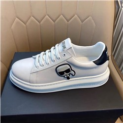 Кеды  karl  натур кожа люкс распродажа