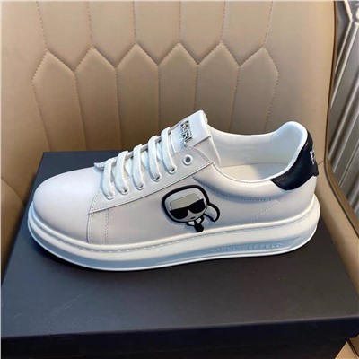 Кеды  karl  натур кожа люкс распродажа