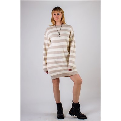 Платье, вязаная туника Полоска арт.1991