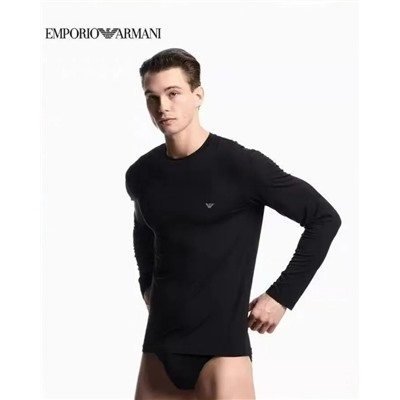 Мужская хлопковая футболка  ЭМПОРИО АРМАН*И