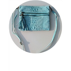 Итальянская сумка из натуральной кожи AB.Z · Pelle · 22-07 COCO (280) acuario РАСПРОДАЖА