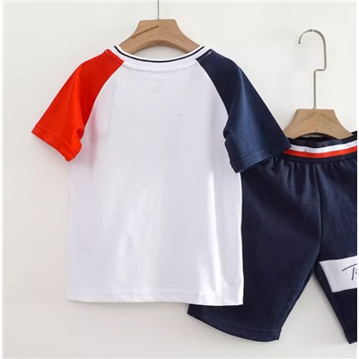 Хлопковый костюм для мальчиков на лето