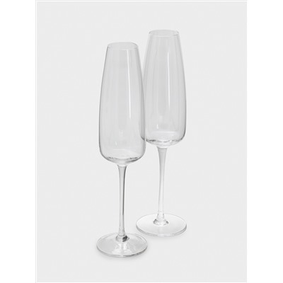 Бокал для шампанского, 300 мл, 2 шт, стекло, Melody