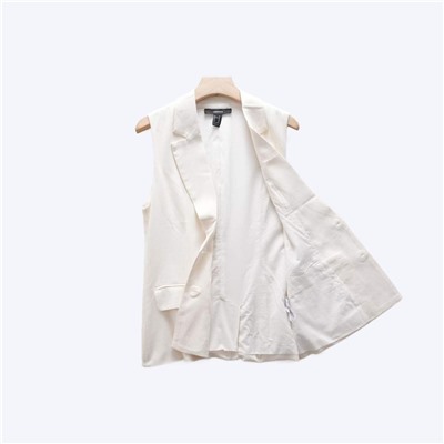 Женский жилет из смесового льна и вискозы  ФОРЕВЕ*Р 21